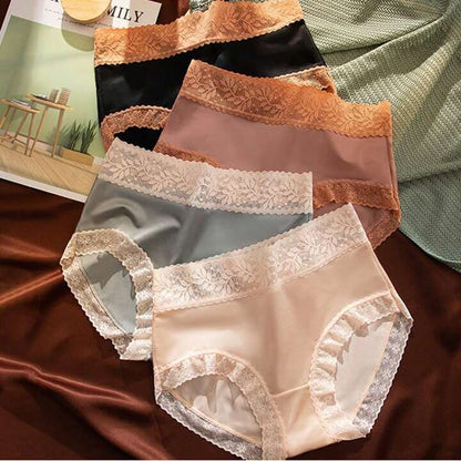 Rise Cotton Seamless Breathable Women's Underwear