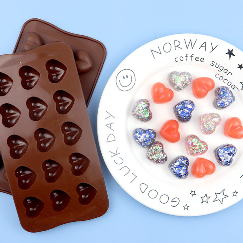 Heart Shaped Silicone Chocolate Mold