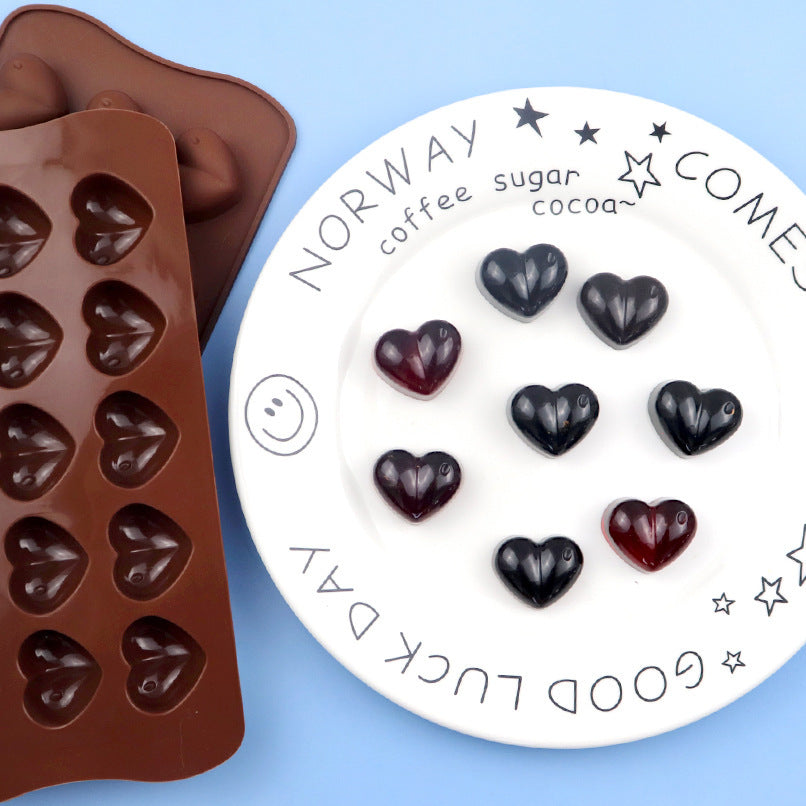 Heart Shaped Silicone Chocolate Mold