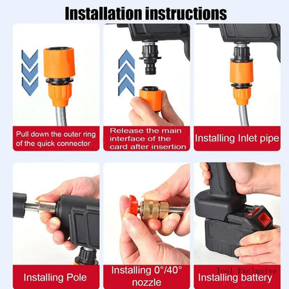 Wireless Rechargeable Water Spray Gun