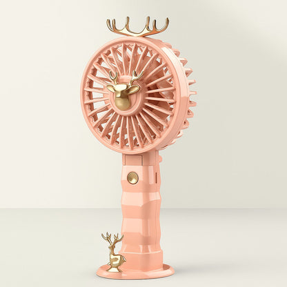 Rechargeable Mini Portable Fan with Night Light